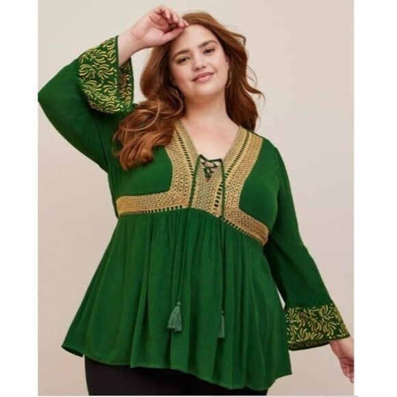 Torrid Size 5X Tunic Game of Thrones House of Dragon Boho Renaissance Festival - Picture 1 of 10